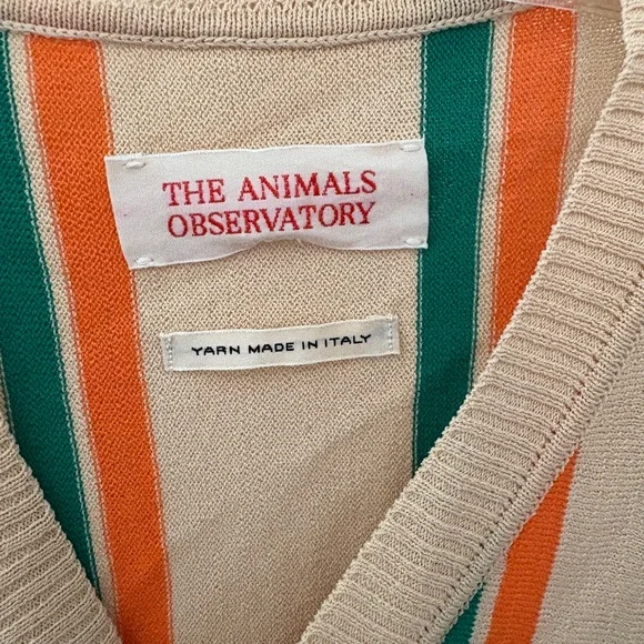 The Animals Observatory Striped Cardigan - Picture 2 of 9